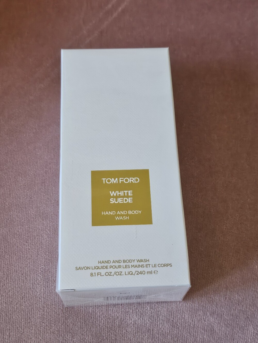 Tom Ford White Suede hand and body wash 240ml AUTHENTIC new sealed NIB 8.1oz